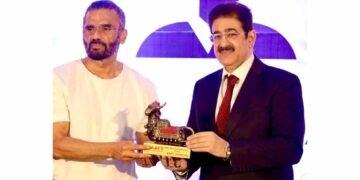 Suniel Shetty at AAFT University Raipur for new session