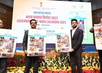 Union Minister Shri Anurag Thakur unveils Official Government of India Calendar for 2023
