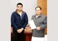 Recently appointed Chairman of GCNI Shubham Chaudhary meets BJP National President JP NADDA