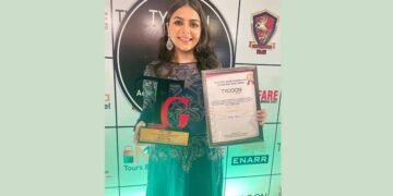 Farah Titina, an Actor was honoured with the “Emerging Ad Queen of the Year” Award, in the Tycoon Global Achievers Awards