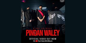 Icon Music presents Ricki Dhindsa’s latest track ‘Pindan Waley’, a musical masterpiece